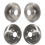 Front Rear Disc Brake Rotors Kit For 2003-2006 Jeep Wrangler TJ rear brakes K8-101176
