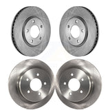 Front Rear Disc Brake Rotors Kit For Dodge Grand Caravan Chrysler Town & Country Voyager K8-101181