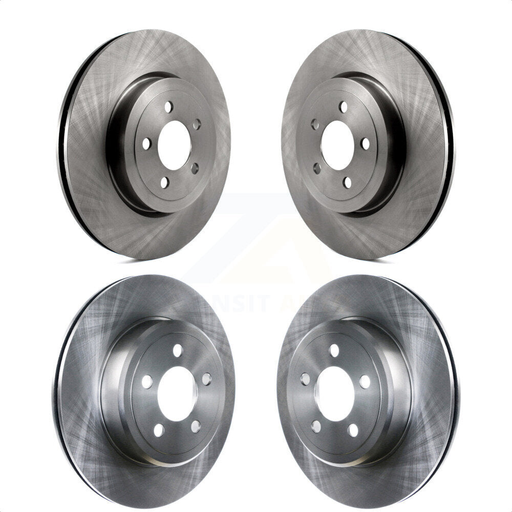 Front Rear Disc Brake Rotors Kit For Dodge Charger Chrysler 300 Challenger Magnum K8-101192