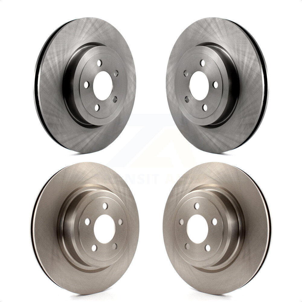 Front Rear Disc Brake Rotors Kit For Dodge Charger With Police Package K8-101193