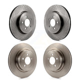 Front Rear Disc Brake Rotors Kit For Dodge Charger With Police Package K8-101193