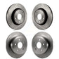 Front Rear Disc Brake Rotors Kit For Jeep Grand Cherokee Commander K8-101194