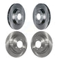 Front Rear Disc Brake Rotors Kit For Jeep Patriot Compass Chrysler Dodge Avenger Mitsubishi Sebring Lancer 200 Outlander Sport RVR K8-101199