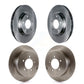 Front Rear Disc Brake Rotors Kit For Mitsubishi Outlander K8-101200