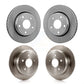 Front Rear Disc Brake Rotors Kit For Jeep Wrangler JK K8-101202