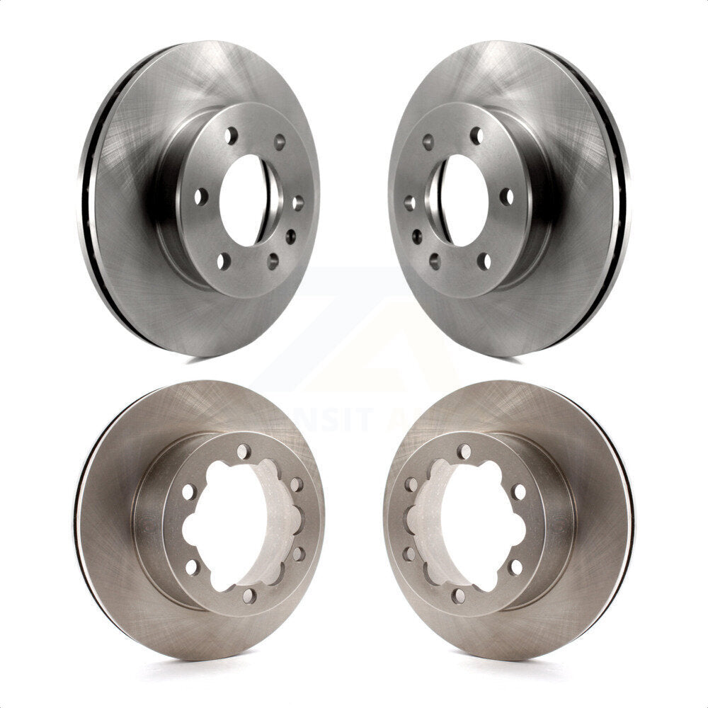 Front Rear Disc Brake Rotors Kit For Sprinter 3500 Mercedes-Benz Freightliner Dodge 2500 4500 3500XD K8-101204