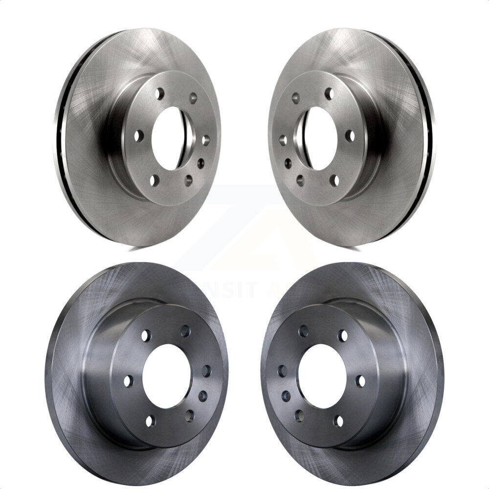 Front Rear Disc Brake Rotors Kit For Sprinter 2500 Mercedes-Benz Freightliner Dodge 3500 K8-101205