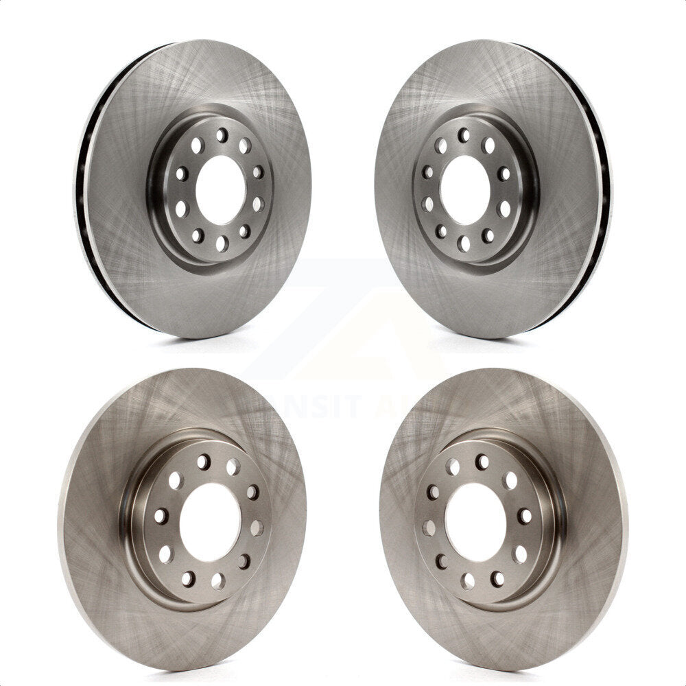 Front Rear Disc Brake Rotors Kit For 2015-2017 Chrysler 200 With 305mm Diameter Rotor K8-101218