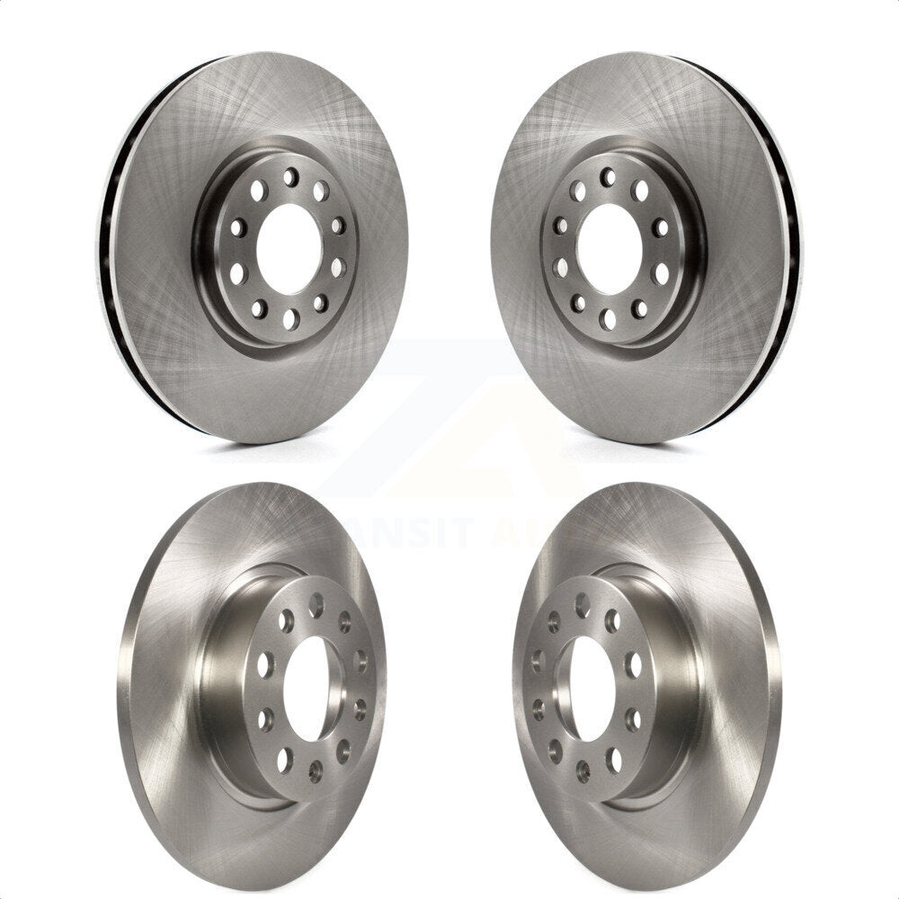 Front Rear Disc Brake Rotors Kit For Jeep Renegade Compass Fiat 500X K8-101219