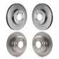 Front Rear Disc Brake Rotors Kit For Acura Honda Odyssey Legend RL Isuzu Oasis K8-101225