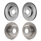 Front Rear Disc Brake Rotors Kit For Acura Honda Odyssey Legend RL Isuzu Oasis K8-101225