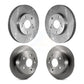 Front Rear Disc Brake Rotors Kit For Toyota Camry Lexus ES300 Solara K8-101239