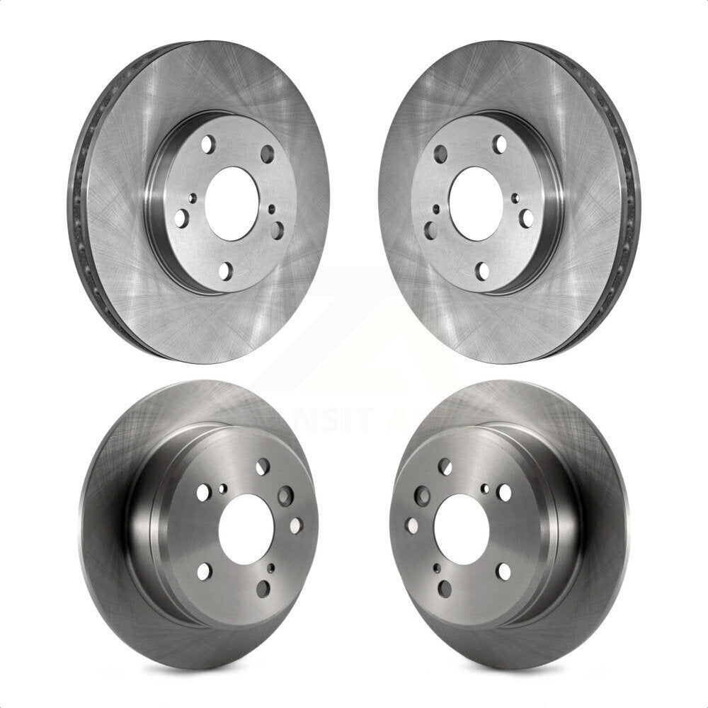 Front Rear Disc Brake Rotors Kit For Toyota Camry Lexus ES300 Solara K8-101239
