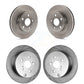 Front Rear Disc Brake Rotors Kit For 2000-2001 Toyota Celica GT K8-101258