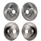 Front Rear Disc Brake Rotors Kit For 2005 Subaru Legacy i Limited With 277mm Diameter Rotor K8-101262