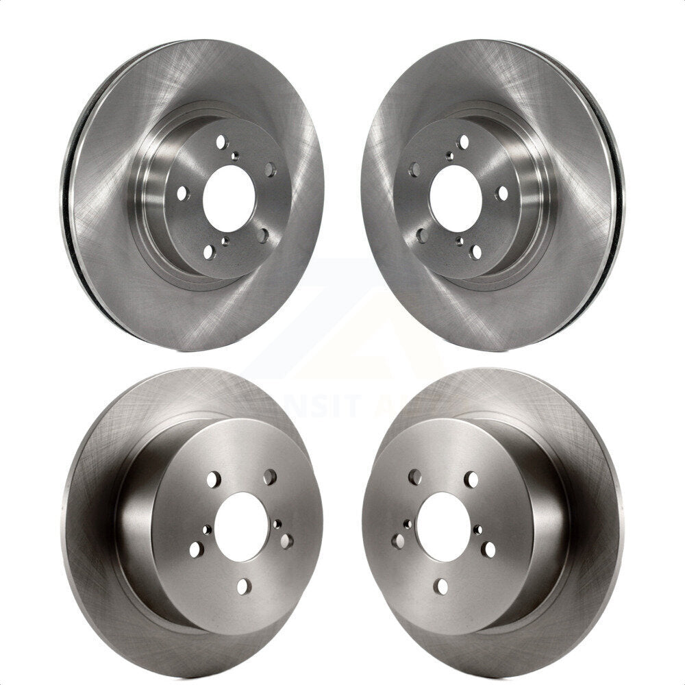 Front Rear Disc Brake Rotors Kit For 2005 Subaru Legacy i Limited With 277mm Diameter Rotor K8-101262