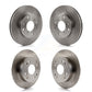 Front Rear Disc Brake Rotors Kit For Honda Accord Acura CL 2.3L K8-101267
