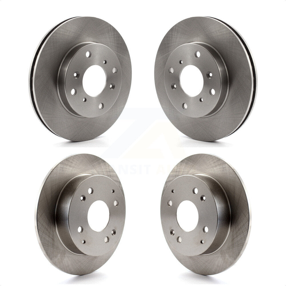 Front Rear Disc Brake Rotors Kit For Honda Accord Acura CL 2.3L K8-101267