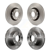 Front Rear Disc Brake Rotors Kit For 2000-2004 Audi A6 With 312mm Diameter Rotor K8-101303