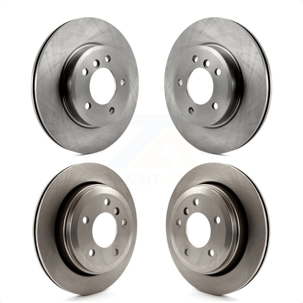 Front Rear Disc Brake Rotors Kit For 2001-2005 BMW 325xi K8-101308