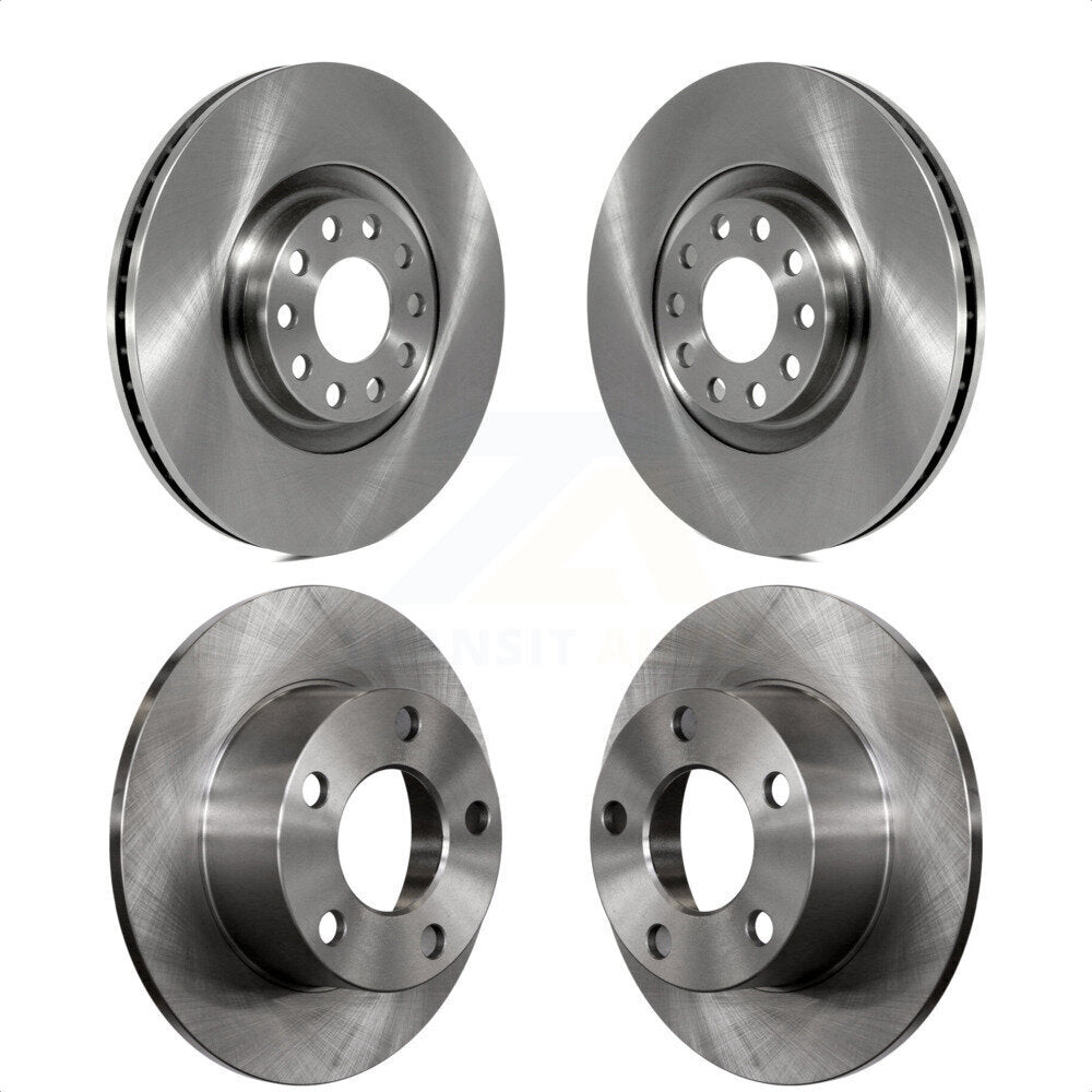 Front Rear Disc Brake Rotors Kit For 2002-2004 Audi A6 With 321mm Diameter Rotor K8-101312