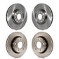 Front Rear Disc Brake Rotors Kit For 2002-2003 Audi S6 With 321mm Diameter Rotor K8-101313