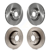 Front Rear Disc Brake Rotors Kit For 2002-2003 Audi S6 With 321mm Diameter Rotor K8-101313