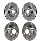 Front Rear Disc Brake Rotors Kit For 2001-2005 Audi Allroad Quattro With Single Piston Caliper K8-101314