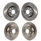 Front Rear Disc Brake Rotors Kit For Volvo S60 V70 XC70 S80 K8-101317