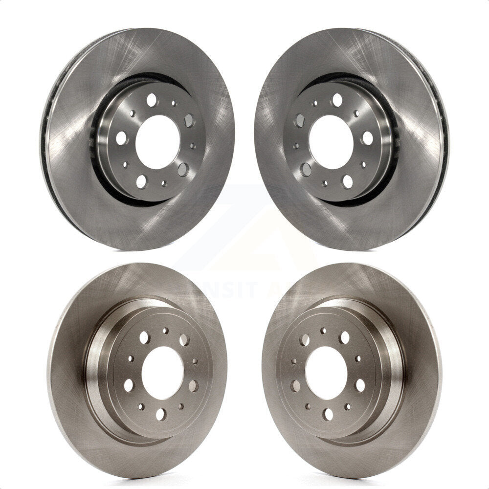 Front Rear Disc Brake Rotors Kit For Volvo S60 V70 XC70 S80 K8-101317