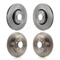Front Rear Disc Brake Rotors Kit For 2000-2001 Saab 9-5 With 308mm Diameter Rotor K8-101320