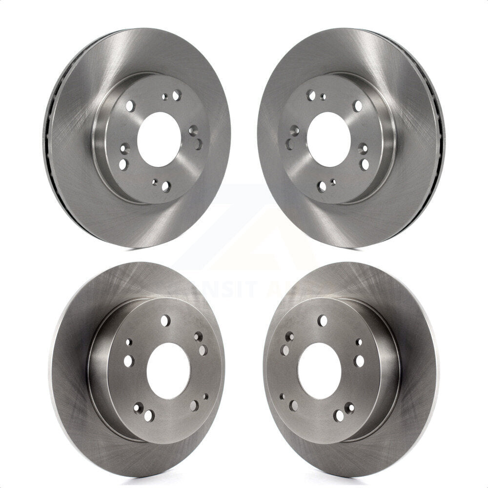 Front Rear Disc Brake Rotors Kit For Honda Civic Acura RSX K8-101321
