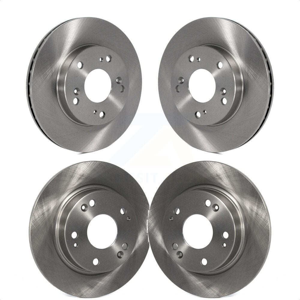 Front Rear Disc Brake Rotors Kit For Honda Civic K8-101322