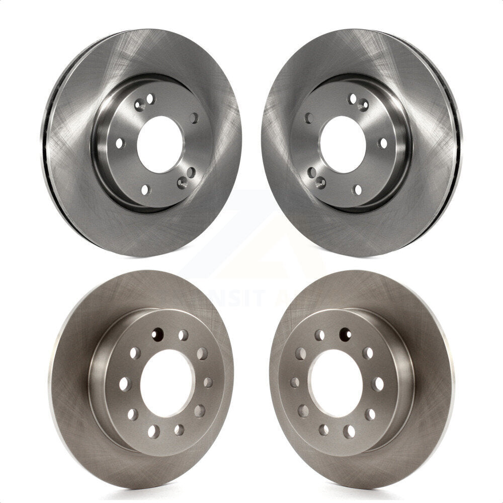 Front Rear Disc Brake Rotors Kit For Hyundai Tiburon K8-101331