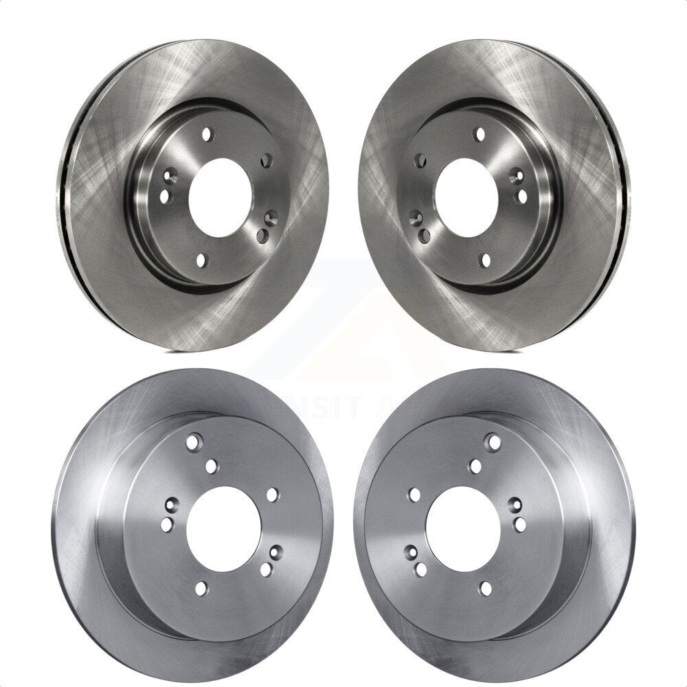 Front Rear Disc Brake Rotors Kit For 2001-2006 Hyundai Santa Fe With 276mm Diameter Rotor K8-101338