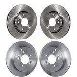 Front Rear Disc Brake Rotors Kit For 2001-2006 Hyundai Santa Fe With 276mm Diameter Rotor K8-101338
