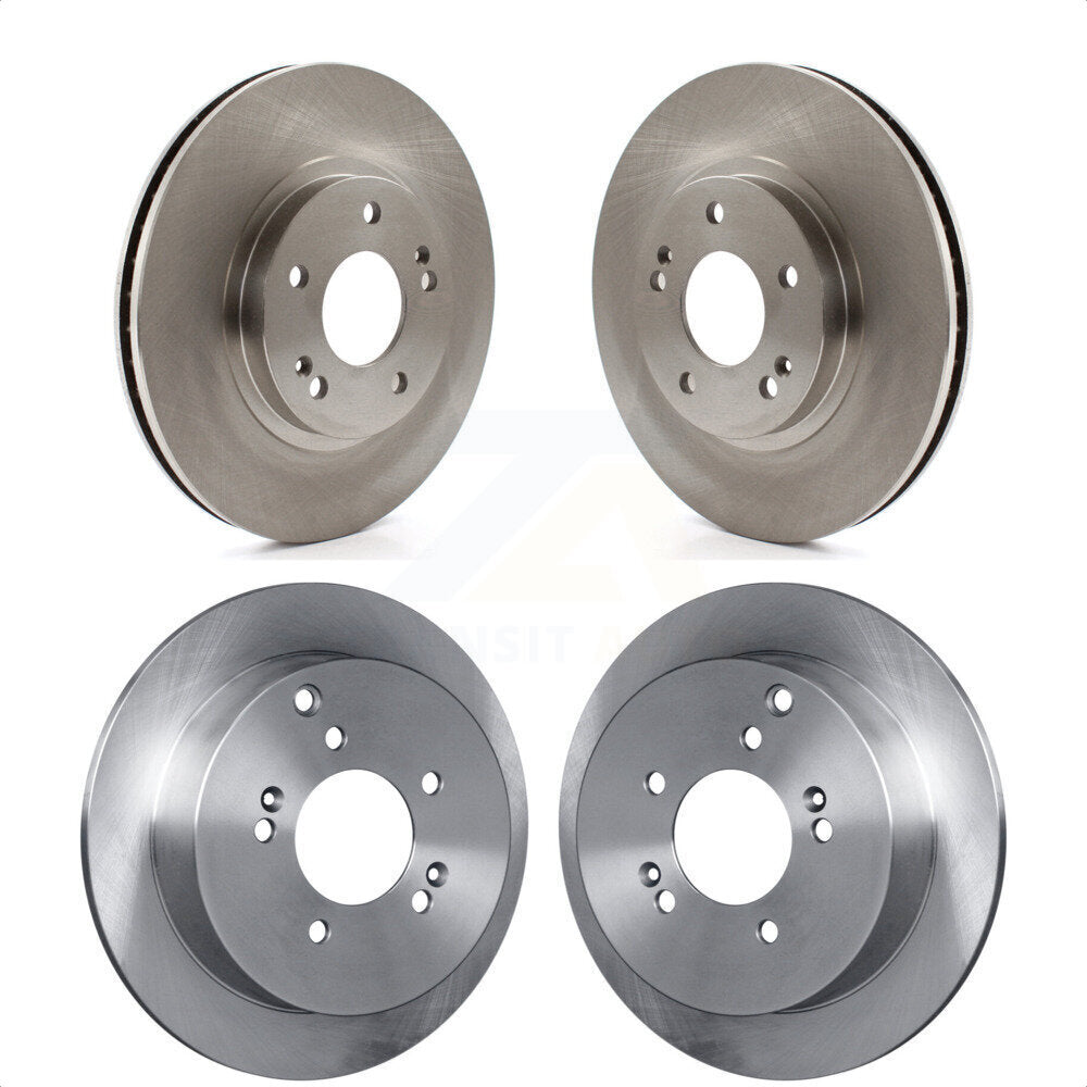 Front Rear Disc Brake Rotors Kit For 2001-2006 Hyundai Santa Fe With 294mm Diameter Rotor K8-101339