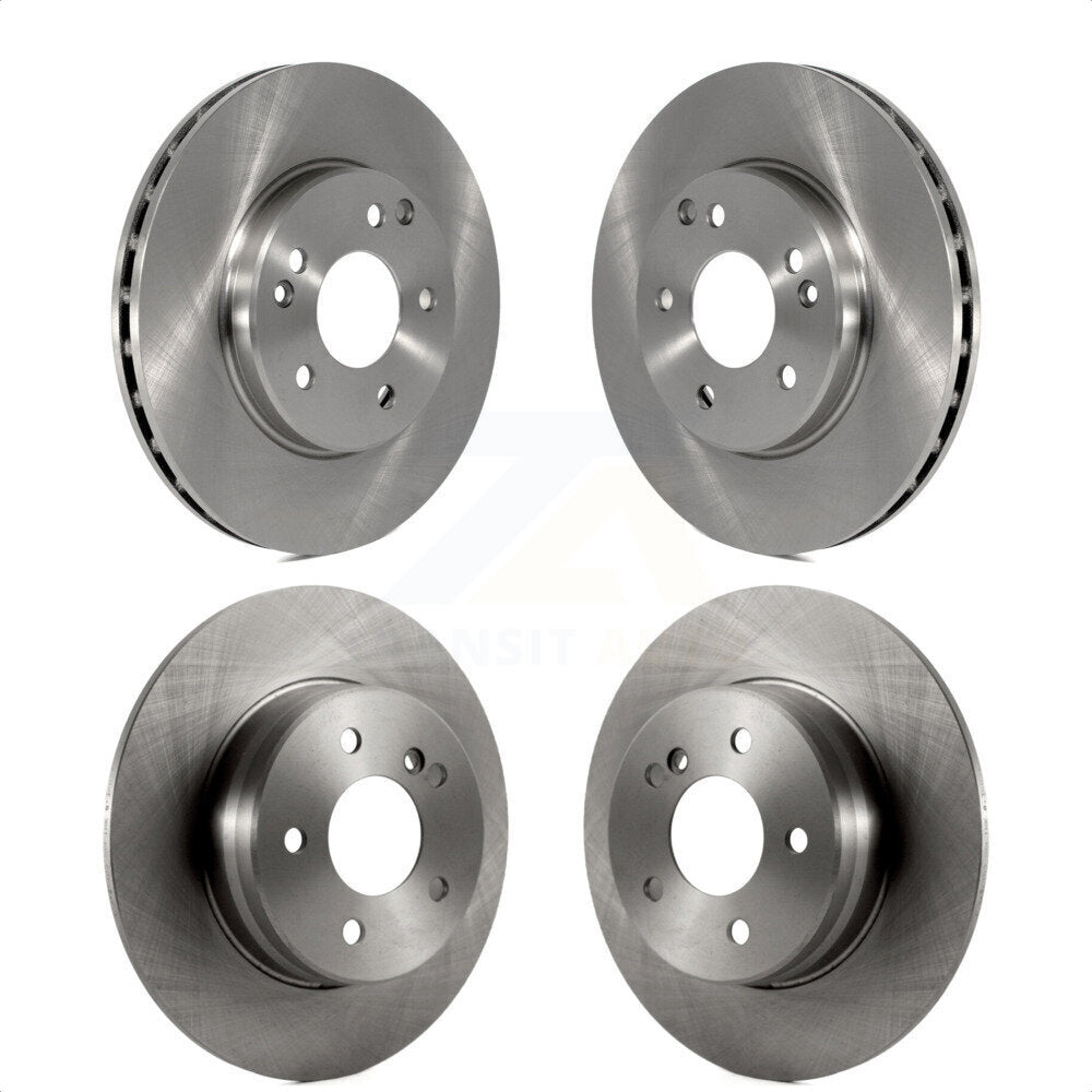 Front Rear Disc Brake Rotors Kit For 2003-2005 Mercedes-Benz C240 Wagon with RWD K8-101343