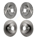 Front Rear Disc Brake Rotors Kit For 2003-2005 Mercedes-Benz C240 Wagon with RWD K8-101343