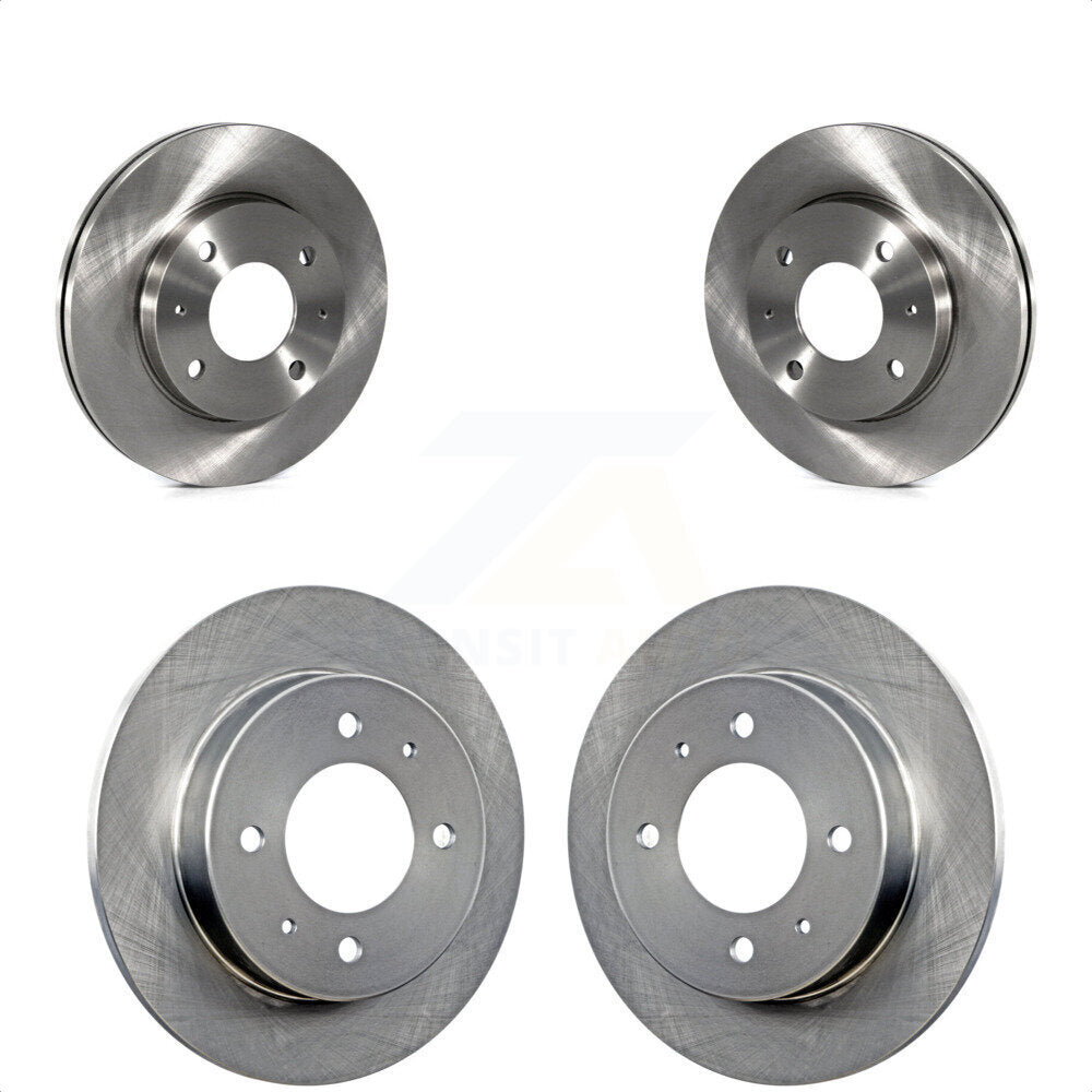 Front Rear Disc Brake Rotors Kit For Hyundai Elantra K8-101345