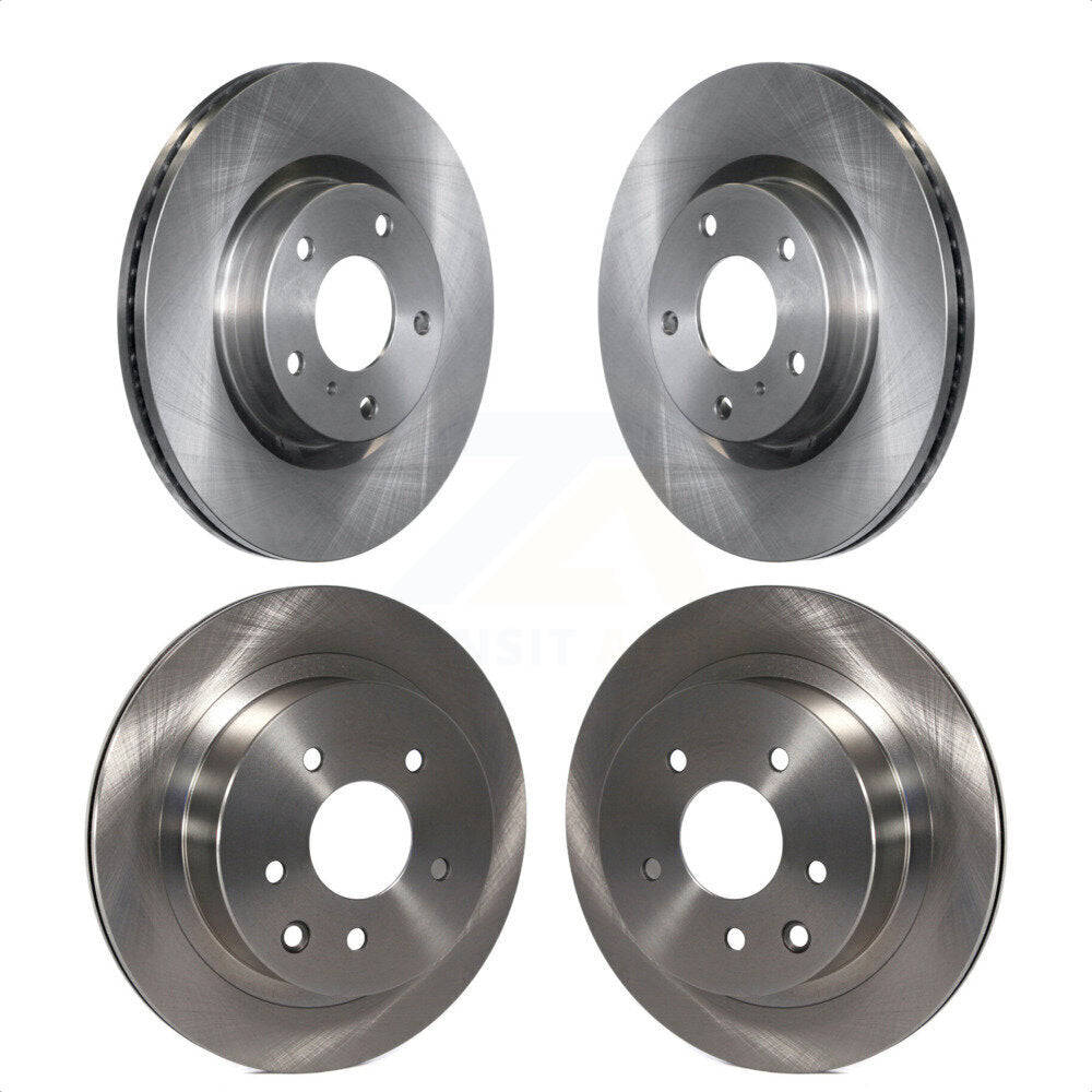 Front Rear Disc Brake Rotors Kit For Infiniti G35 Nissan 350Z INFINITI K8-101347