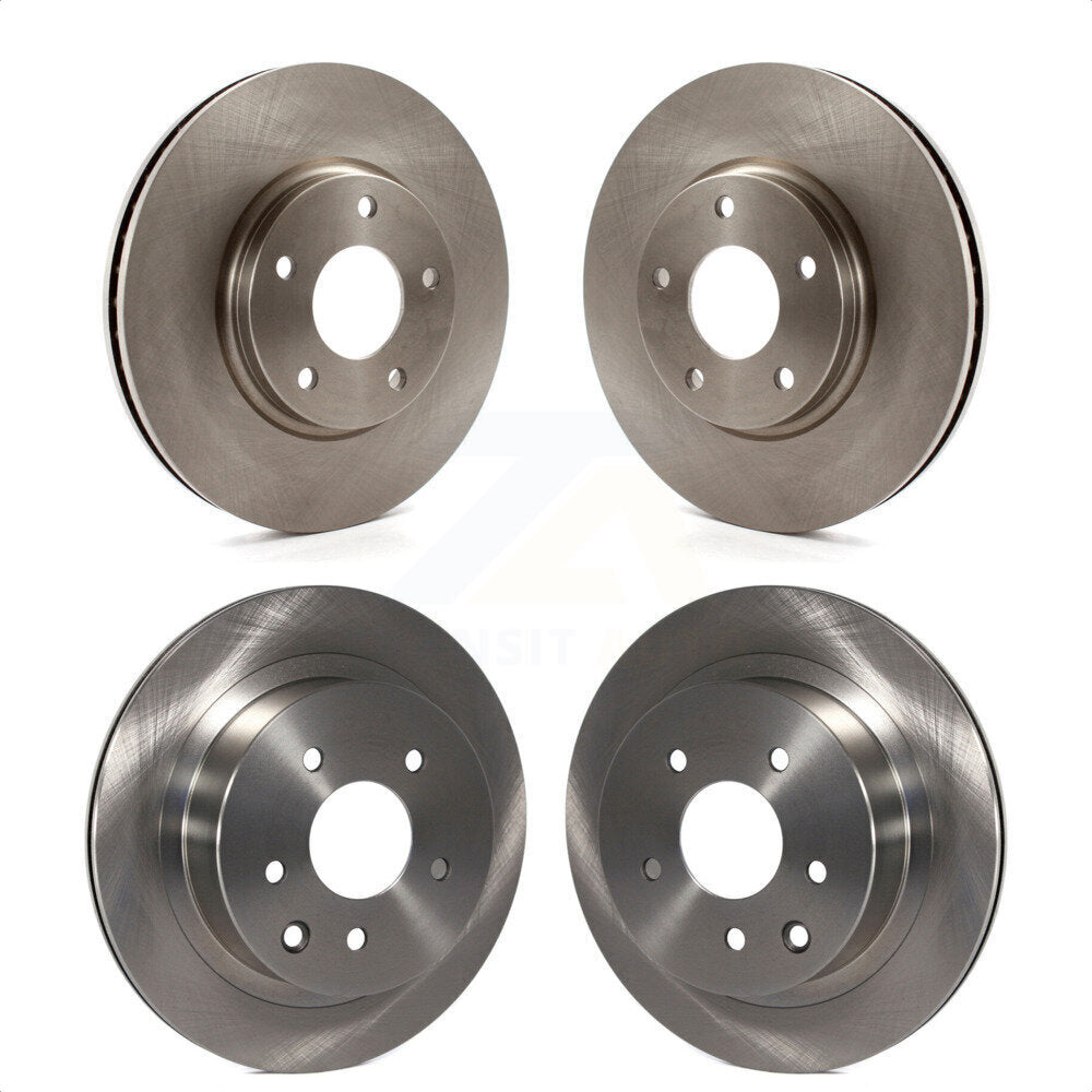 Front Rear Disc Brake Rotors Kit For Infiniti Q45 M45 INFINITI K8-101348