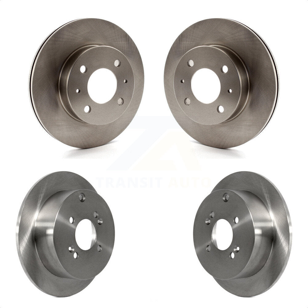 Front Rear Disc Brake Rotors Kit For 2006 Hyundai Accent Hatchback K8-101363