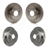 Front Rear Disc Brake Rotors Kit For 2006 Hyundai Accent Hatchback K8-101363
