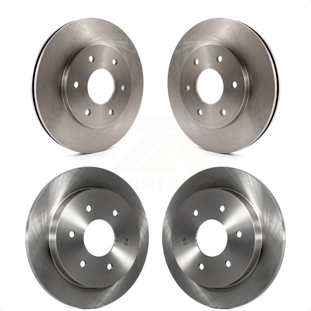 Front Rear Disc Brake Rotors Kit For Nissan TITAN Pathfinder Armada INFINITI QX56 K8-101365