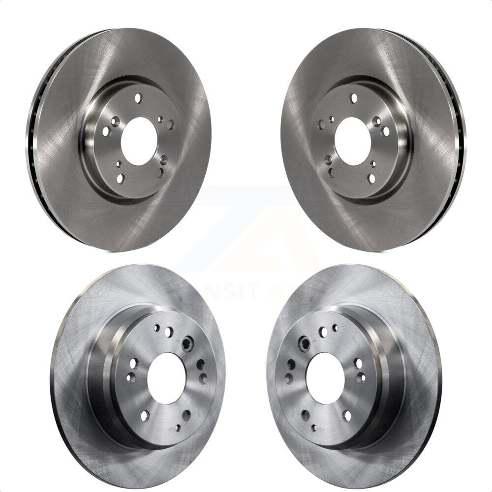 Front Rear Disc Brake Rotors Kit For 2004-2005 Acura TL Automatic transmission K8-101367