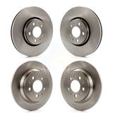 Front Rear Disc Brake Rotors Kit For 2008 Volvo S60 With 316mm Diameter Rotor K8-101377