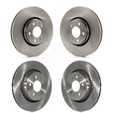 Front Rear Disc Brake Rotors Kit For 2003-2014 Volvo XC90 With 316mm Diameter Rotor K8-101378