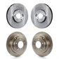 Front Rear Disc Brake Rotors Kit For 2004-2006 Kia Amanti K8-101380