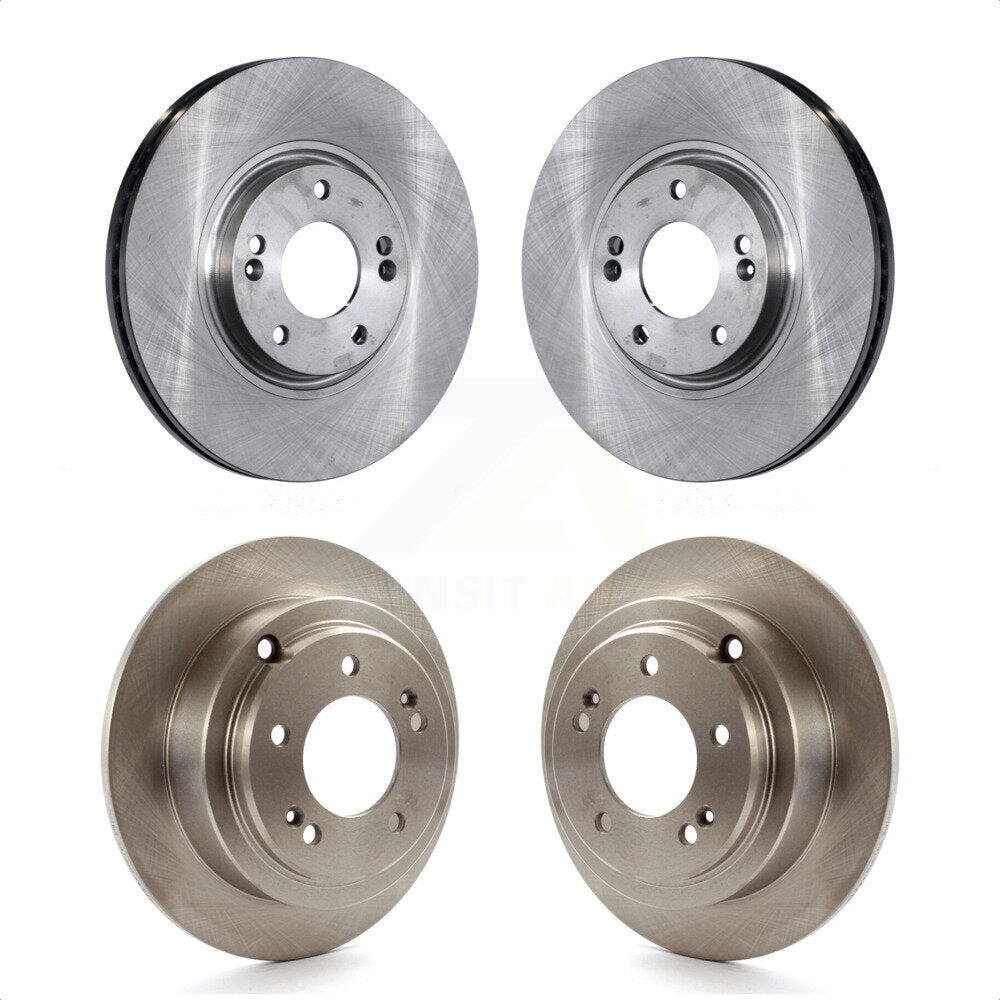 Front Rear Disc Brake Rotors Kit For 2004-2006 Kia Amanti K8-101380